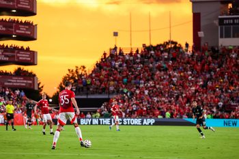 Aug 3, 2024; Columbia, South Carolina, USA;  The match between Manchester United and Liverpool at Williams-Brice Stadium. Mandatory Credit: Jeff Blake-Imagn Images