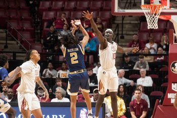 The Florida State mens basketball team takes on Georgia Tech at the Donald Tucker Civic Center Saturday, Jan. 18, 2025.